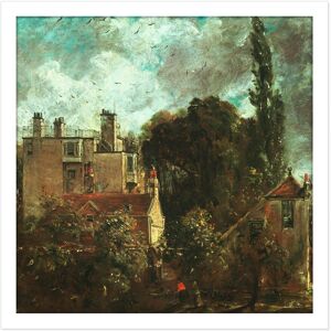 Artery8 Wall Art Print John Constable The Grove Or The Admirals House In Hampstead Square Framed Picture 16X16 Inch in White Size: W16" x H16" White W16" x H16" Artery8 Wall Art Print John Constable The Grove Or The Admirals House In Hampstead Square Framed Picture 16X16 Inch in White Size: W16" x H16" White W16" x H16"