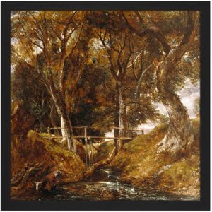 Artery8 Wall Art Print John Constable The Dell At Helmingham Park Square Framed Picture 16X16 Inch in Black Size: W16" x H16" Black W16" x H16" Artery8 Wall Art Print John Constable The Dell At Helmingham Park Square Framed Picture 16X16 Inch in Black Size: W16" x H16" Black W16" x H16"
