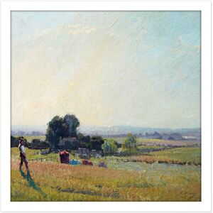 Artery8 Wall Art Print Elioth Gruner Morning Light Painting Square Framed Picture 16X16 Inch in White Size: W16" x H16" White W16" x H16" Artery8 Wall Art Print Elioth Gruner Morning Light Painting Square Framed Picture 16X16 Inch in White Size: W16" x H16" White W16" x H16"