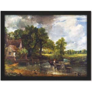 Artery8 Wall Art Print Constable The Hay Wain Landscape Painting Large Framed Wall Décor Art in Black Size: W18" x H24" Black W18" x H24" Artery8 Wall Art Print Constable The Hay Wain Landscape Painting Large Framed Wall Décor Art in Black Size: W18" x H24" Black W18" x H24"