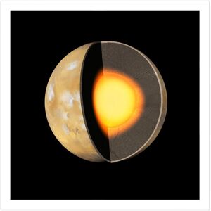Artery8 Wall Art Print Space NASA Planet Mars Interior Core Mantle Square Framed Picture 16X16 Inch in White Size: W16" x H16" White W16" x H16" Artery8 Wall Art Print Space NASA Planet Mars Interior Core Mantle Square Framed Picture 16X16 Inch in White Size: W16" x H16" White W16" x H16"