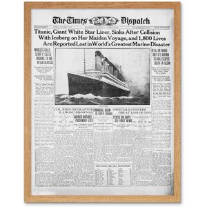 Artery8 - Vintage Newspaper Front Page - Art Print Artery8 - Vintage Newspaper Front Page - Art Print