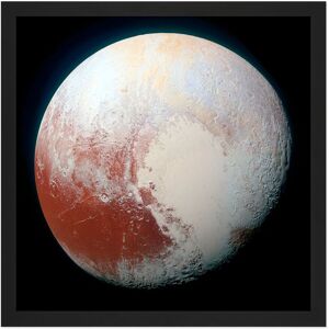 Artery8 Wall Art Print Space NASA LORRI Dwarf Planet Pluto Enhanced Photo Square Framed Picture 16X16 Inch in Black Size: W16" x H16" Black W16" x H16" Artery8 Wall Art Print Space NASA LORRI Dwarf Planet Pluto Enhanced Photo Square Framed Picture 16X16 Inch in Black Size: W16" x H16" Black W16" x H16"