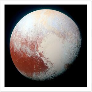 Artery8 Wall Art Print Space NASA LORRI Dwarf Planet Pluto Enhanced Photo Square Framed Picture 16X16 Inch in White Size: W16" x H16" White W16" x H16" Artery8 Wall Art Print Space NASA LORRI Dwarf Planet Pluto Enhanced Photo Square Framed Picture 16X16 Inch in White Size: W16" x H16" White W16" x H16"
