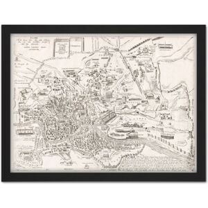 Artery8 Wall Art Print Map Ligorio 16th Century Ancient Rome City Plan Large Framed Wall Décor Art in White Size: W18" x H24" White W18" x H24" Artery8 Wall Art Print Map Ligorio 16th Century Ancient Rome City Plan Large Framed Wall Décor Art in White Size: W18" x H24" White W18" x H24"