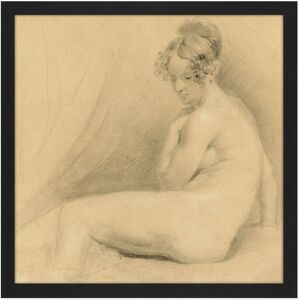 Artery8 Wall Art Print John Constable Academy Study 1820 Painting Square Framed Picture 16X16 Inch in Black Size: W16" x H16" Black W16" x H16" Artery8 Wall Art Print John Constable Academy Study 1820 Painting Square Framed Picture 16X16 Inch in Black Size: W16" x H16" Black W16" x H16"