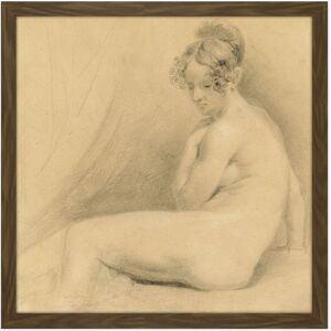 Artery8 Wall Art Print John Constable Academy Study 1820 Painting Square Framed Picture 16X16 Inch in Brown Size: W16" x H16" Brown W16" x H16" Artery8 Wall Art Print John Constable Academy Study 1820 Painting Square Framed Picture 16X16 Inch in Brown Size: W16" x H16" Brown W16" x H16"