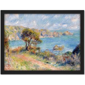 Artery8 Wall Art Print Pierre Auguste Renoir View At Guernsey 1883 Painting Large Framed Wall Décor Art in Light Oak Size: W18" x H24" Light Oak W18" x H24" Artery8 Wall Art Print Pierre Auguste Renoir View At Guernsey 1883 Painting Large Framed Wall Décor Art in Light Oak Size: W18" x H24" Light Oak W18" x H24"