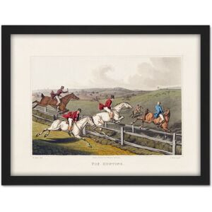 Artery8 Wall Art Print John Heaviside Clark Fox Hunting Large Framed Wall Décor Art in Black Size: W18" x H24" Black W18" x H24" Artery8 Wall Art Print John Heaviside Clark Fox Hunting Large Framed Wall Décor Art in Black Size: W18" x H24" Black W18" x H24"