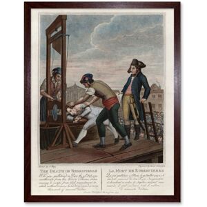 Artery8 Wall Art Print The Death of Robespierre Guillotine Execution French Revolution Vintage Art Framed in Brown Size: W12" x H16" Brown W12" x H16" Artery8 Wall Art Print The Death of Robespierre Guillotine Execution French Revolution Vintage Art Framed in Brown Size: W12" x H16" Brown W12" x H16"