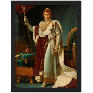 Artery8 Wall Art Print Gerard Portrait Emperor Napoleon I Bonaparte Large Framed Wall Décor Art in Black Size: W18" x H24" Black W18" x H24" Artery8 Wall Art Print Gerard Portrait Emperor Napoleon I Bonaparte Large Framed Wall Décor Art in Black Size: W18" x H24" Black W18" x H24"