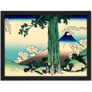 Artery8 Wall Art Print Hokusai 36 Views Fuji Mishima Pass Kai Woodblock Japan Large Framed Wall Décor Art in Black Size: W18" x H24" Black W18" x H24" Artery8 Wall Art Print Hokusai 36 Views Fuji Mishima Pass Kai Woodblock Japan Large Framed Wall Décor Art in Black Size: W18" x H24" Black W18" x H24"