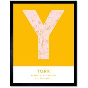 Wee Blue Coo Wall Art Print York England United Kingdom City Map Modern Typography Stylish Letter Framed Word in Yellow Size: W12" x H16" Yellow W12" x H16" Wee Blue Coo Wall Art Print York England United Kingdom City Map Modern Typography Stylish Letter Framed Word in Yellow Size: W12" x H16" Yellow W12" x H16"