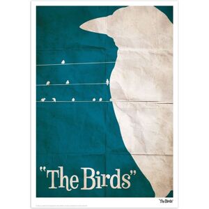 Alfred Hitchcock The Birds Limited Edition A3 Art Print in Light Green Light Green A3 Alfred Hitchcock The Birds Limited Edition A3 Art Print in Light Green Light Green A3