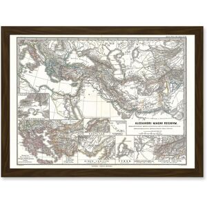 Artery8 - Geography Map Illustrated - A4 - Wall Art Print Artery8 - Geography Map Illustrated - A4 - Wall Art Print