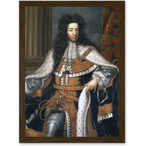 Artery8 Wissing Portrait King William III England Orange Painting Artwork Framed Wall Art Print A4 in Brown Brown Artery8 Wissing Portrait King William III England Orange Painting Artwork Framed Wall Art Print A4 in Brown Brown