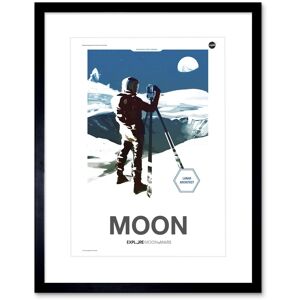 Artery8 Wall Art Print NASA Modern Explorers Explore Moon to Mars Lunar Architect Artemis Poster Artwork Framed 9X7 Inch in Black Size: W7" x H9" Black W7" x H9" Artery8 Wall Art Print NASA Modern Explorers Explore Moon to Mars Lunar Architect Artemis Poster Artwork Framed 9X7 Inch in Black Size: W7" x H9" Black W7" x H9"
