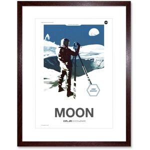 Artery8 Wall Art Print NASA Modern Explorers Explore Moon to Mars Lunar Architect Artemis Poster Artwork Framed 9X7 Inch in Brown Size: W7" x H9" Brown W7" x H9" Artery8 Wall Art Print NASA Modern Explorers Explore Moon to Mars Lunar Architect Artemis Poster Artwork Framed 9X7 Inch in Brown Size: W7" x H9" Brown W7" x H9"