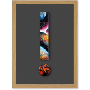 Artery8 Symbol Exclamation Mark Point Bright Planets Decorative Graffiti Mural Alphabet Initial Stencil Artwork Framed Wall Art Print A4 in Light Oak Light Oak Artery8 Symbol Exclamation Mark Point Bright Planets Decorative Graffiti Mural Alphabet Initial Stencil Artwork Framed Wall Art Print A4 in Light Oak Light Oak