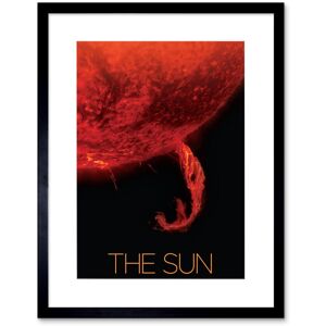 Artery8 Wall Art Print NASA Our Solar System The Sun Coronal Ejection Solar Filament Artwork Framed 9X7 Inch in Black Size: W7" x H9" Black W7" x H9" Artery8 Wall Art Print NASA Our Solar System The Sun Coronal Ejection Solar Filament Artwork Framed 9X7 Inch in Black Size: W7" x H9" Black W7" x H9"