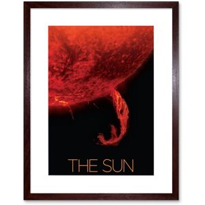 Artery8 Wall Art Print NASA Our Solar System The Sun Coronal Ejection Solar Filament Artwork Framed 9X7 Inch in Brown Size: W7" x H9" Brown W7" x H9" Artery8 Wall Art Print NASA Our Solar System The Sun Coronal Ejection Solar Filament Artwork Framed 9X7 Inch in Brown Size: W7" x H9" Brown W7" x H9"