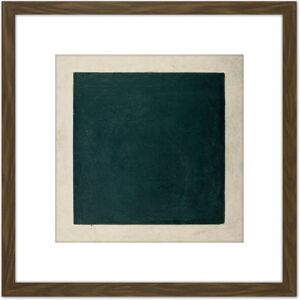 Artery8 Painting Suprematist Geometric Abstract Malevich Replica 8X8 Inch Square Wooden Framed Wall Art Print Picture with Mount in Brown Brown Artery8 Painting Suprematist Geometric Abstract Malevich Replica 8X8 Inch Square Wooden Framed Wall Art Print Picture with Mount in Brown Brown