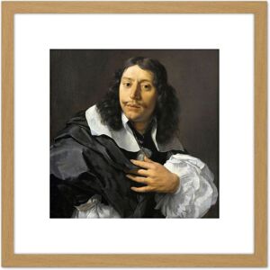 Artery8 Rembrandt Van Rijn Selfportrait Life Drawing 8X8 Inch Square Wooden Framed Wall Art Print Picture with Mount in Light Oak Light Oak Artery8 Rembrandt Van Rijn Selfportrait Life Drawing 8X8 Inch Square Wooden Framed Wall Art Print Picture with Mount in Light Oak Light Oak