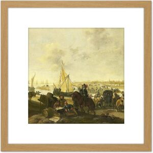 Artery8 De Meijer The Siege Capture City Of Holly Spaniards 8X8 Inch Square Wooden Framed Wall Art Print Picture with Mount in Light Oak Light Oak Artery8 De Meijer The Siege Capture City Of Holly Spaniards 8X8 Inch Square Wooden Framed Wall Art Print Picture with Mount in Light Oak Light Oak