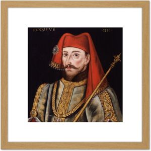 Artery8 Anonymous Portrait King Henry IV England Painting 8X8 Inch Square Wooden Framed Wall Art Print Picture with Mount in Light Oak Light Oak Artery8 Anonymous Portrait King Henry IV England Painting 8X8 Inch Square Wooden Framed Wall Art Print Picture with Mount in Light Oak Light Oak