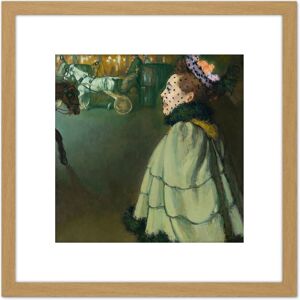 Artery8 Anquetin Woman Champs-elysees Night Painting 8X8 Inch Square Wooden Framed Wall Art Print Picture with Mount in Light Oak Light Oak Artery8 Anquetin Woman Champs-elysees Night Painting 8X8 Inch Square Wooden Framed Wall Art Print Picture with Mount in Light Oak Light Oak