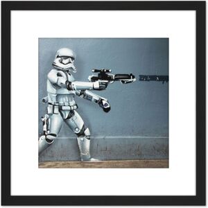 Artery8 Apoptosical Star Wars Stormtrooper Graffiti Mexico Photograph 8X8 Inch Square Wooden Framed Wall Art Print Picture with Mount in Black Black Artery8 Apoptosical Star Wars Stormtrooper Graffiti Mexico Photograph 8X8 Inch Square Wooden Framed Wall Art Print Picture with Mount in Black Black