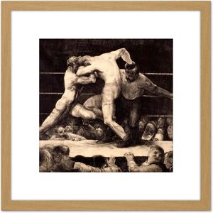 Artery8 Bellows George Wesley A Stag At Sharkeys 8X8 Inch Square Wooden Framed Wall Art Print Picture with Mount in Light Oak Light Oak Artery8 Bellows George Wesley A Stag At Sharkeys 8X8 Inch Square Wooden Framed Wall Art Print Picture with Mount in Light Oak Light Oak