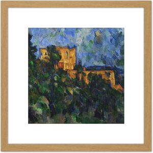 Artery8 Paul Cezanne Chateau Noir Cropped 8X8 Inch Square Wooden Framed Wall Art Print Picture with Mount in Light Oak Light Oak Artery8 Paul Cezanne Chateau Noir Cropped 8X8 Inch Square Wooden Framed Wall Art Print Picture with Mount in Light Oak Light Oak