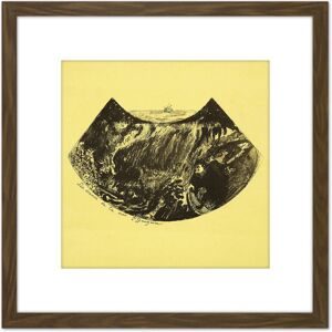 Artery8 Paul Gauguin Les Drames De La Mer Dramas Of The Sea 8X8 Inch Square Wooden Framed Wall Art Print Picture with Mount in Brown Brown Artery8 Paul Gauguin Les Drames De La Mer Dramas Of The Sea 8X8 Inch Square Wooden Framed Wall Art Print Picture with Mount in Brown Brown