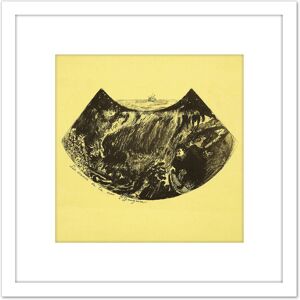 Artery8 Paul Gauguin Les Drames De La Mer Dramas Of The Sea 8X8 Inch Square Wooden Framed Wall Art Print Picture with Mount in White White Artery8 Paul Gauguin Les Drames De La Mer Dramas Of The Sea 8X8 Inch Square Wooden Framed Wall Art Print Picture with Mount in White White