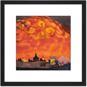 Artery8 Roerich Saint Sophia Almighty Wisdom Symbolism Painting 8X8 Inch Square Wooden Framed Wall Art Print Picture with Mount in Black Black Artery8 Roerich Saint Sophia Almighty Wisdom Symbolism Painting 8X8 Inch Square Wooden Framed Wall Art Print Picture with Mount in Black Black