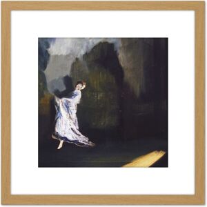 Artery8 Shinn Keiths Union Square Painting 8X8 Inch Square Wooden Framed Wall Art Print Picture with Mount in Light Oak Light Oak Artery8 Shinn Keiths Union Square Painting 8X8 Inch Square Wooden Framed Wall Art Print Picture with Mount in Light Oak Light Oak