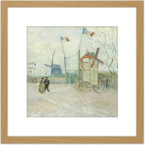 Artery8 Van Gogh Impasse Freres Stalemate Brothers Painting 8X8 Inch Square Wooden Framed Wall Art Print Picture with Mount in Light Oak Light Oak Artery8 Van Gogh Impasse Freres Stalemate Brothers Painting 8X8 Inch Square Wooden Framed Wall Art Print Picture with Mount in Light Oak Light Oak