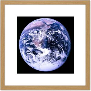 Artery8 Space NASA Earth Apollo 17 Blue Marble Photograph 8X8 Inch Square Wooden Framed Wall Art Print Picture with Mount in Light Oak Light Oak Artery8 Space NASA Earth Apollo 17 Blue Marble Photograph 8X8 Inch Square Wooden Framed Wall Art Print Picture with Mount in Light Oak Light Oak