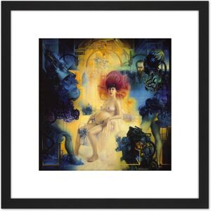 Artery8 Ralle Ethical Conduct Surrealism Painting 8X8 Inch Square Wooden Framed Wall Art Print Picture with Mount in Black Black Artery8 Ralle Ethical Conduct Surrealism Painting 8X8 Inch Square Wooden Framed Wall Art Print Picture with Mount in Black Black