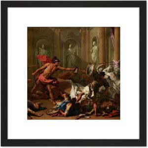 Artery8 Ricci Perseus Phineus Head Medusa Greek Myth Painting 8X8 Inch Square Wooden Framed Wall Art Print Picture with Mount in Black Black Artery8 Ricci Perseus Phineus Head Medusa Greek Myth Painting 8X8 Inch Square Wooden Framed Wall Art Print Picture with Mount in Black Black