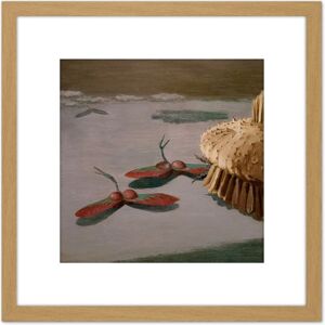 Artery8 Noburu Kitiwaki Airport Abstract Painting 8X8 Inch Square Wooden Framed Wall Art Print Picture with Mount in Light Oak Light Oak Artery8 Noburu Kitiwaki Airport Abstract Painting 8X8 Inch Square Wooden Framed Wall Art Print Picture with Mount in Light Oak Light Oak