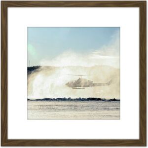 Artery8 Military USA USAF AH-1W Super Cobra Helicopter Photo 8X8 Inch Square Wooden Framed Wall Art Print Picture with Mount in Brown Brown Artery8 Military USA USAF AH-1W Super Cobra Helicopter Photo 8X8 Inch Square Wooden Framed Wall Art Print Picture with Mount in Brown Brown