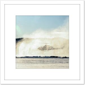 Artery8 Military USA USAF AH-1W Super Cobra Helicopter Photo 8X8 Inch Square Wooden Framed Wall Art Print Picture with Mount in White White Artery8 Military USA USAF AH-1W Super Cobra Helicopter Photo 8X8 Inch Square Wooden Framed Wall Art Print Picture with Mount in White White