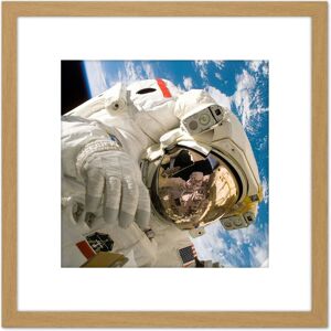 Artery8 Space NASA Astronaut Sellers Spacewalk Earth Photo 8X8 Inch Square Wooden Framed Wall Art Print Picture with Mount in Light Oak Light Oak Artery8 Space NASA Astronaut Sellers Spacewalk Earth Photo 8X8 Inch Square Wooden Framed Wall Art Print Picture with Mount in Light Oak Light Oak