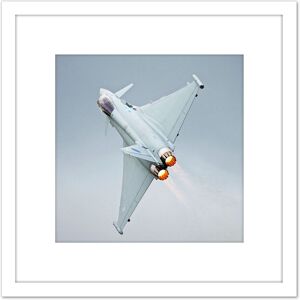 Artery8 Gronemann Military UK RAF Eurofighter Typhoon Photo 8X8 Inch Square Wooden Framed Wall Art Print Picture with Mount in White White Artery8 Gronemann Military UK RAF Eurofighter Typhoon Photo 8X8 Inch Square Wooden Framed Wall Art Print Picture with Mount in White White
