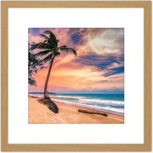 Artery8 Najm Phuket Thailand Tropical Palm Tree Beach Photo 8X8 Inch Square Wooden Framed Wall Art Print Picture with Mount in Light Oak Light Oak Artery8 Najm Phuket Thailand Tropical Palm Tree Beach Photo 8X8 Inch Square Wooden Framed Wall Art Print Picture with Mount in Light Oak Light Oak