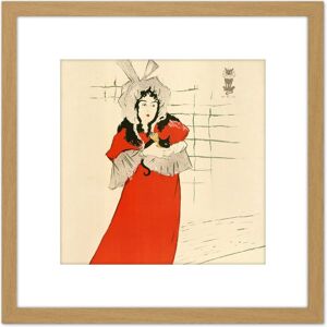 Artery8 Toulouse-Lautrec Irish Singer May Belfort Painting 8X8 Inch Square Wooden Framed Wall Art Print Picture with Mount in Light Oak Light Oak Artery8 Toulouse-Lautrec Irish Singer May Belfort Painting 8X8 Inch Square Wooden Framed Wall Art Print Picture with Mount in Light Oak Light Oak