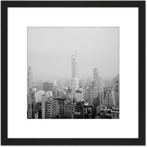 Artery8 New York City Skyline Skyscrapers 2 Vintage Photo 8X8 Inch Square Wooden Framed Wall Art Print Picture with Mount in Black Black Artery8 New York City Skyline Skyscrapers 2 Vintage Photo 8X8 Inch Square Wooden Framed Wall Art Print Picture with Mount in Black Black