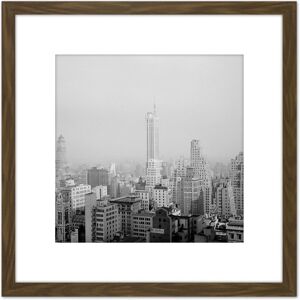 Artery8 New York City Skyline Skyscrapers 2 Vintage Photo 8X8 Inch Square Wooden Framed Wall Art Print Picture with Mount in Brown Brown Artery8 New York City Skyline Skyscrapers 2 Vintage Photo 8X8 Inch Square Wooden Framed Wall Art Print Picture with Mount in Brown Brown